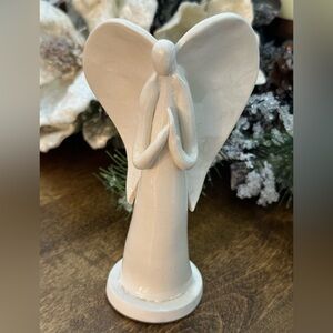 Elegant White Angel Figurine